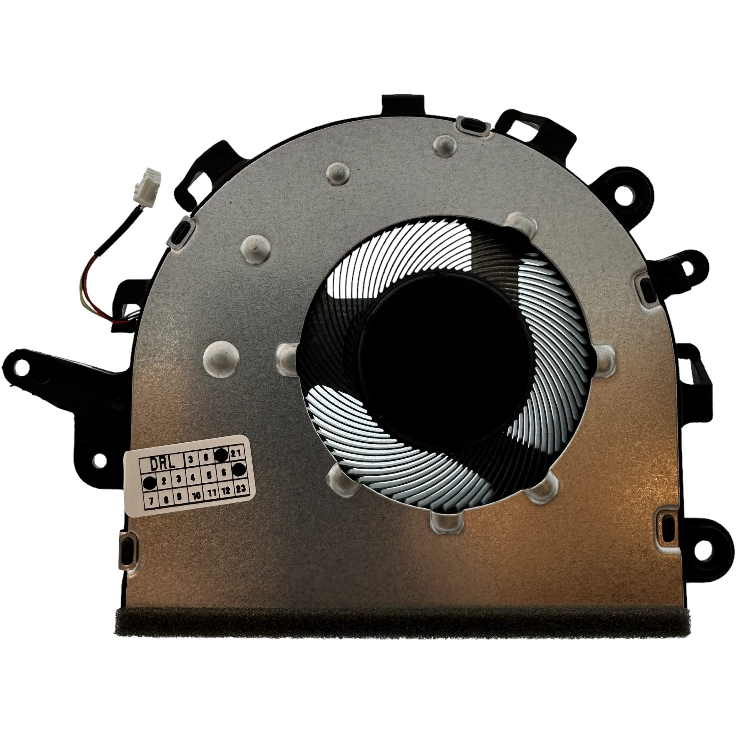 CPU-Lüfter kompatibel für Lenovo V15-ADA, V15-IIL, V15-IKB, V15-IWL, IdeaPad S145-15API, S145-15AST, S145-15IIL, S145-15IKB, S145-15IWL, NP: DC28000DWF0, DFS5M325063B1P
