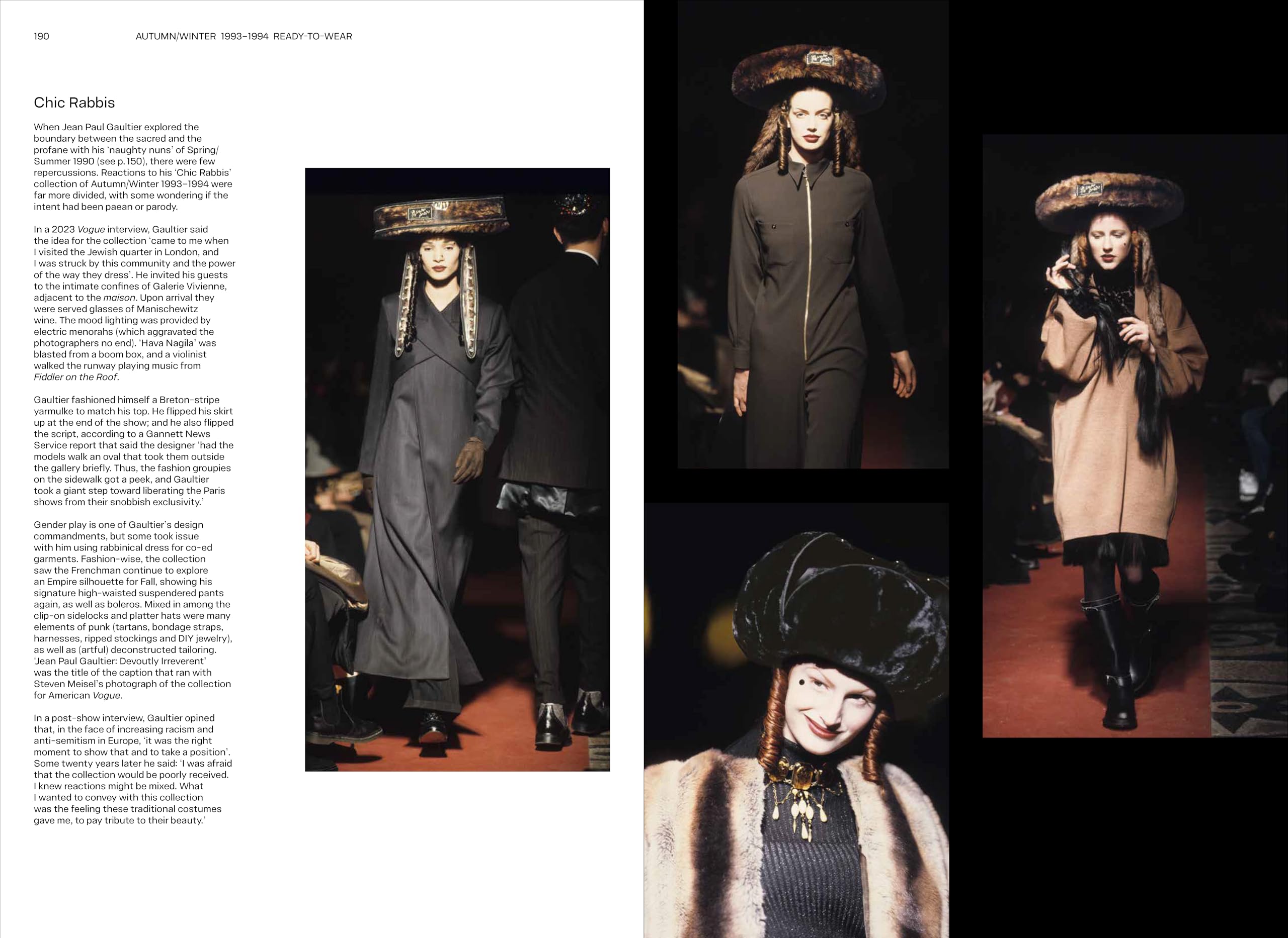 Jean Paul Gaultier Catwalk: The Complete Collections: 10