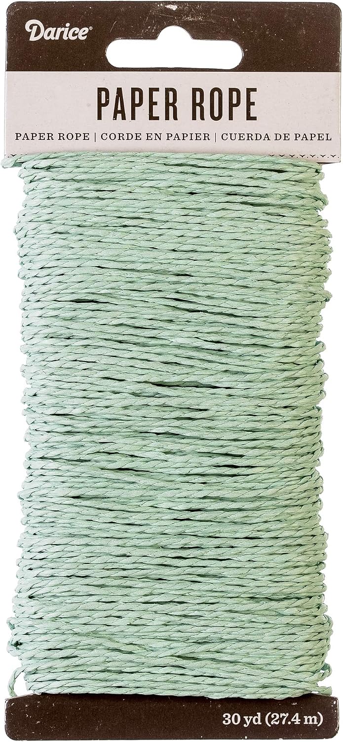 Green Rope Paper Amazon.com: Darice Mint Paper Rope, Green : Tools & Home Improvement