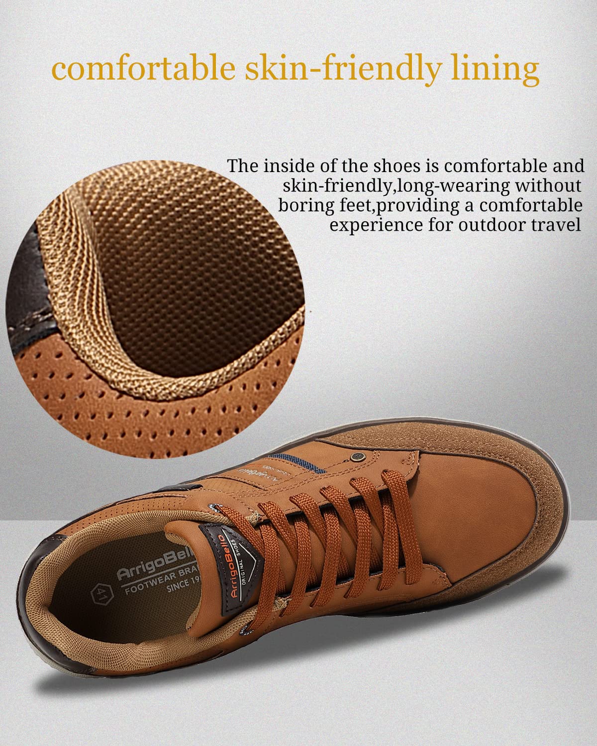 ARRIGO BELLO Sneakers Uomo Scarpe Ginnastica Sportive Running Trekking Mocassini Uomo Estivi all'aperto Respirabile Taglia 41-46