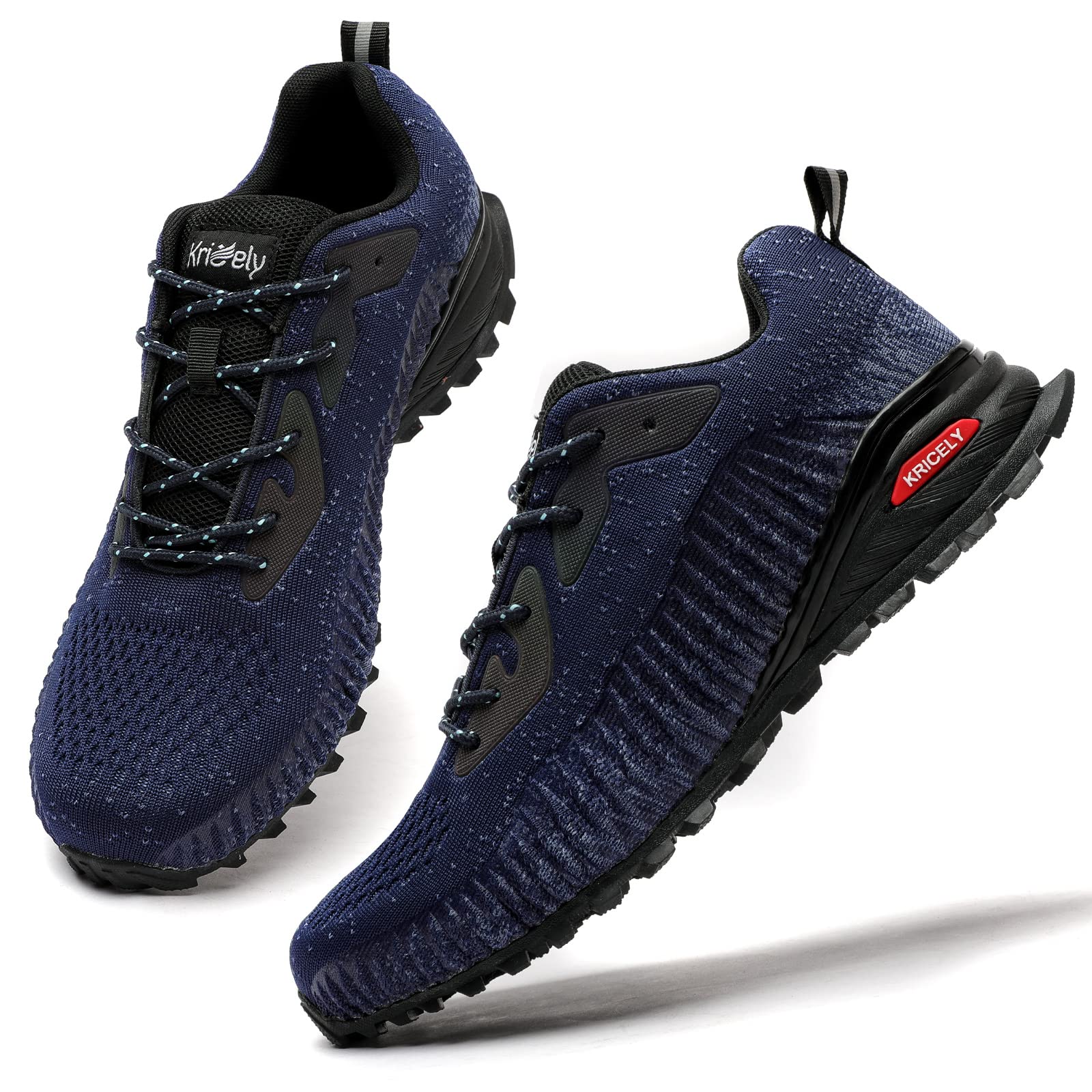 Sponsored Ad - Kricely Men's Trail Running Shoes Cross Training Shoe Fashion Hiking Sneakers for Men Tennis Walking Sneake...