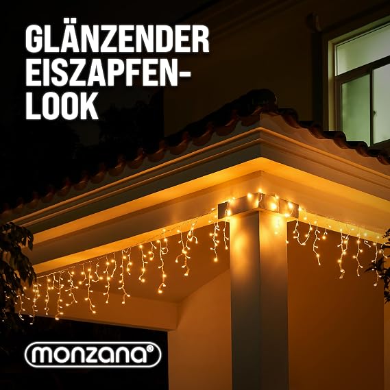 Deuba LED rain light chain light net light curtain lighting outdoor indoor [Energy Class A]