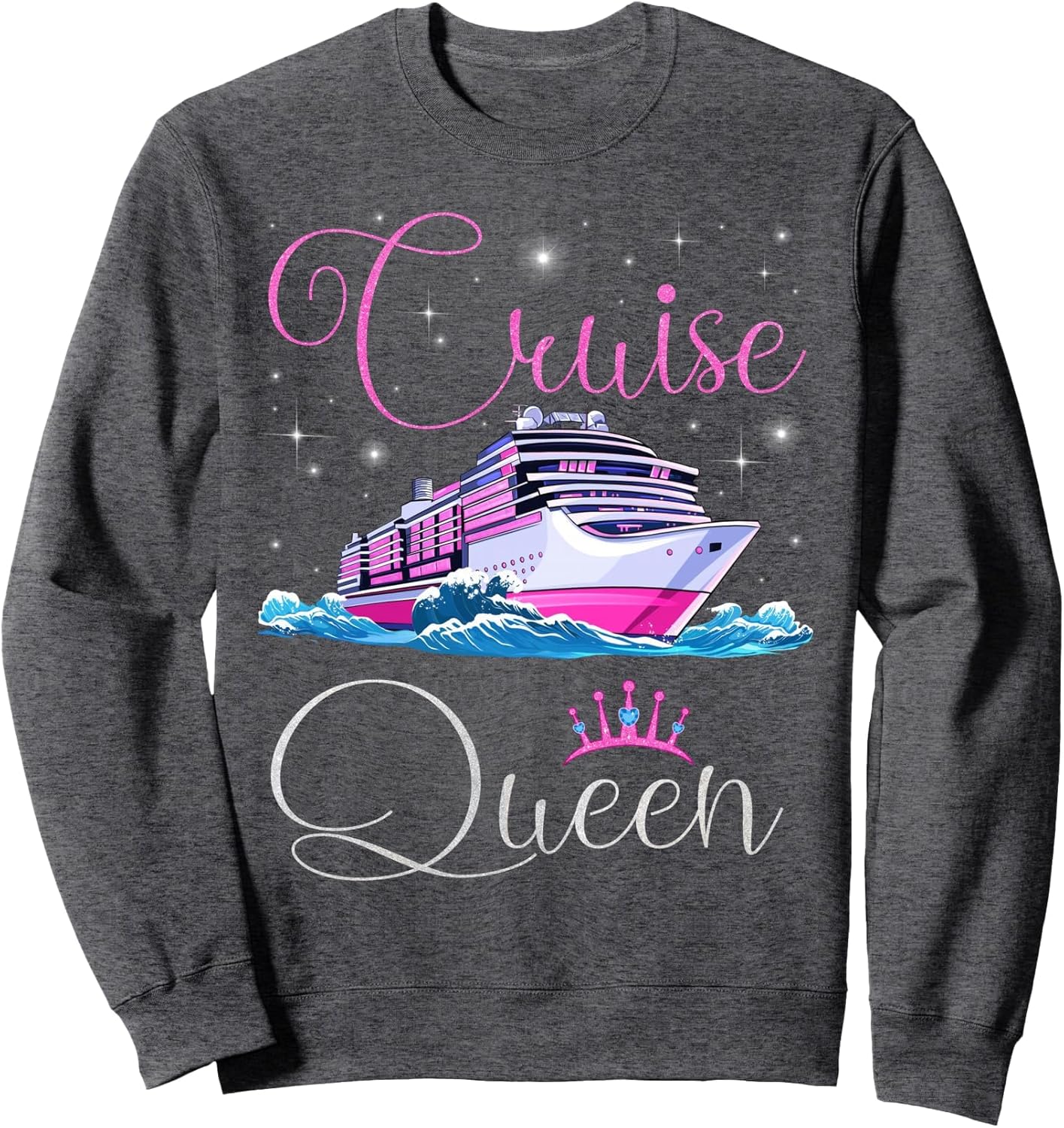 Cruise Queen Cruising Lover Cruisers Women Girls Sweatshirt