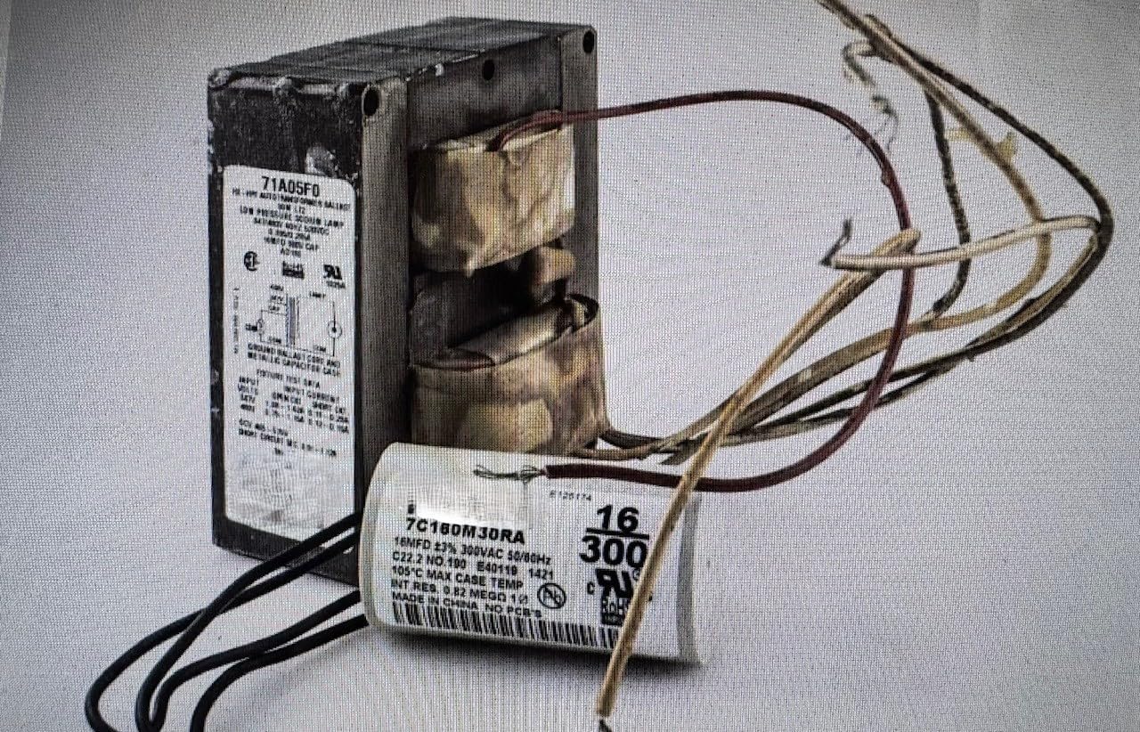 71A05F0500D Replacement for Advance 90W Ansi L72 Low Pressure Sodium Magnetic Core and Coil Ballast 347/480 Volt With Capacitor For SOX90 Lamp