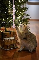 Vista 4 de DUQGUHO Cristales curativos de cuarzo rosa hecho a mano adorno para colgar en la pared, piedras naturales de Reiki mate, decoración