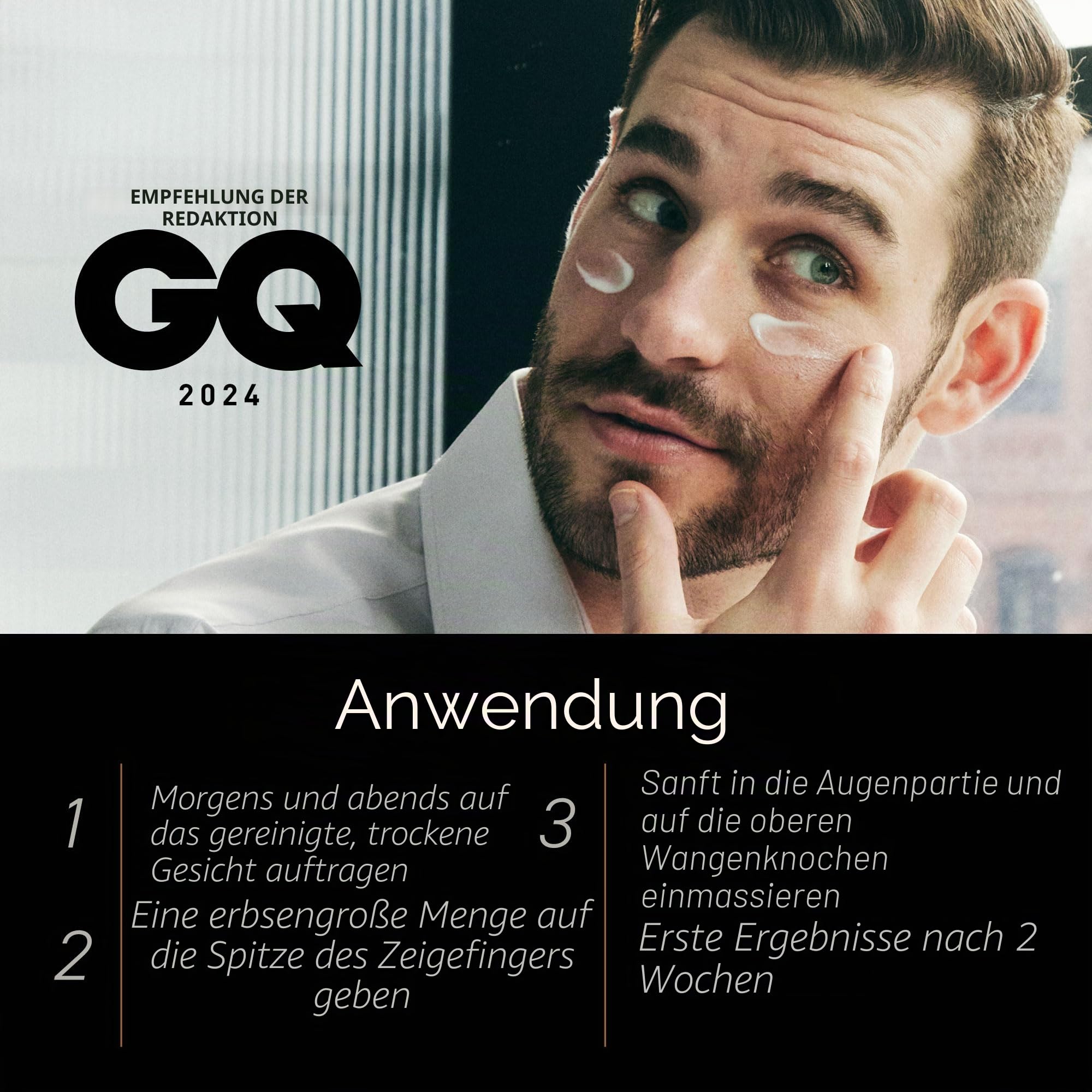 Brickell Men's Restoring Eye Cream - Natürliche und organische Anti Aging Augencreme - Augencreme gegen Falten und Augenringe - Reduziert Tränensäcke & Augen Schwellungen - 15 ml - Unparfümiert