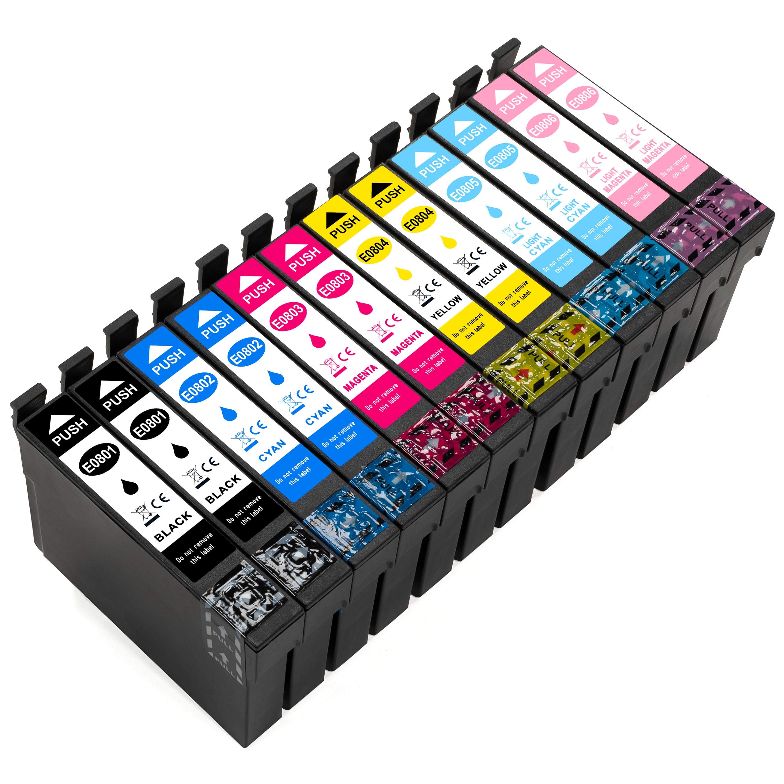 20x Kraft Office Supplies cartucce d'inchiostro compatibile per Lexmark S308 706 802 709 S408 202 S302 S605 908 S405 905 708 808 702 S608 S816 209 S402 705 707 S301 805 sostituisce 100XL CMYK