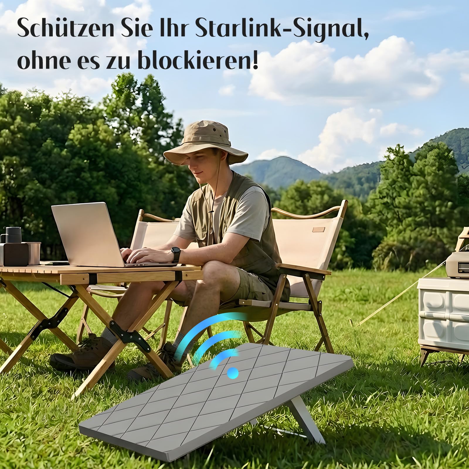Schutzhülle für Starlink Standard Gen 3, hutzhülle aus flüssigem Silikon,Wasserdicht, stoßdicht, signalsicher, um vor Felsen, Sand und Hagel zu schützen