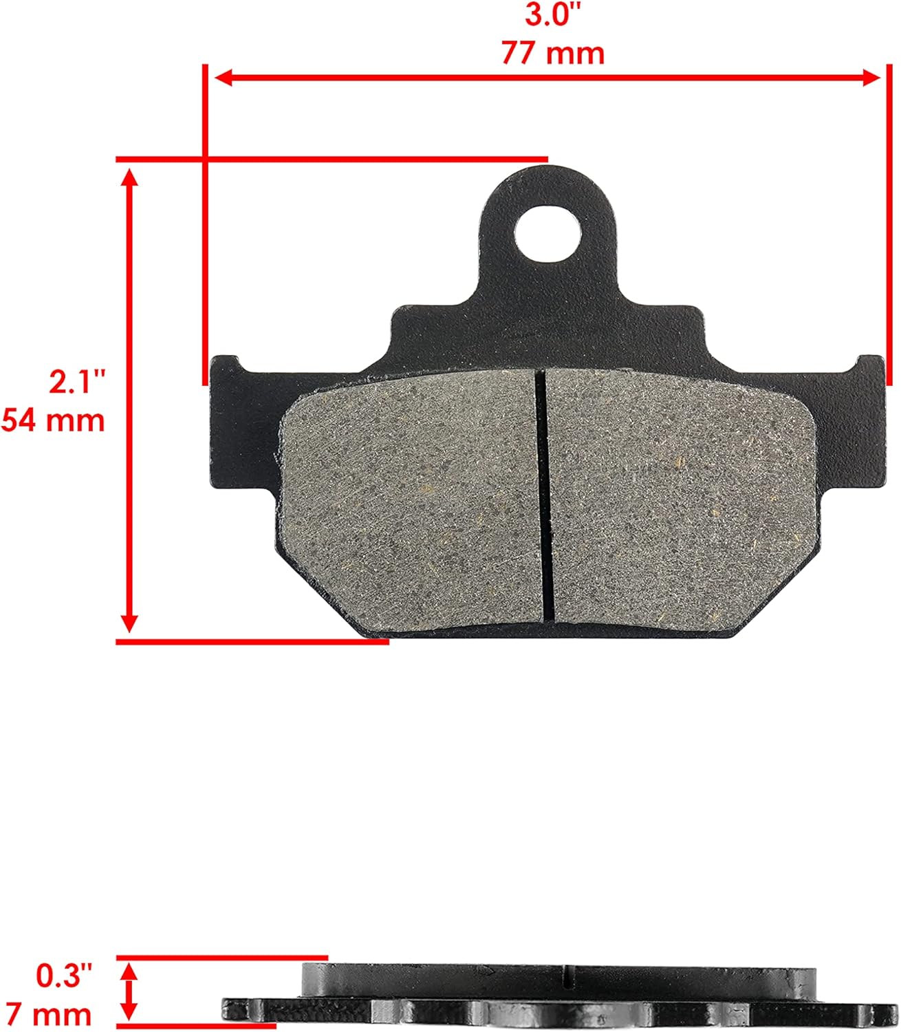 Caltric Front Brake Pads & Rear Brake Shoes Compatible with Suzuki Ls650 Ls650F Ls650P Savage 1986-2011 New