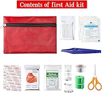 Vista 5 de Kit de Emergencia en Carretera WELL-STRONG para Coche con Triángulo Reflectante de Advertencia, Kit de Asistencia con Cable de Puente de 13 Pies