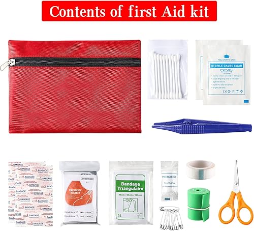 Miniatura 5 de Kit de emergencia para automóvil con triángulo de advertencia reflectante, kit de asistencia con cable de puente de 13 pies para hombres o mujeres,