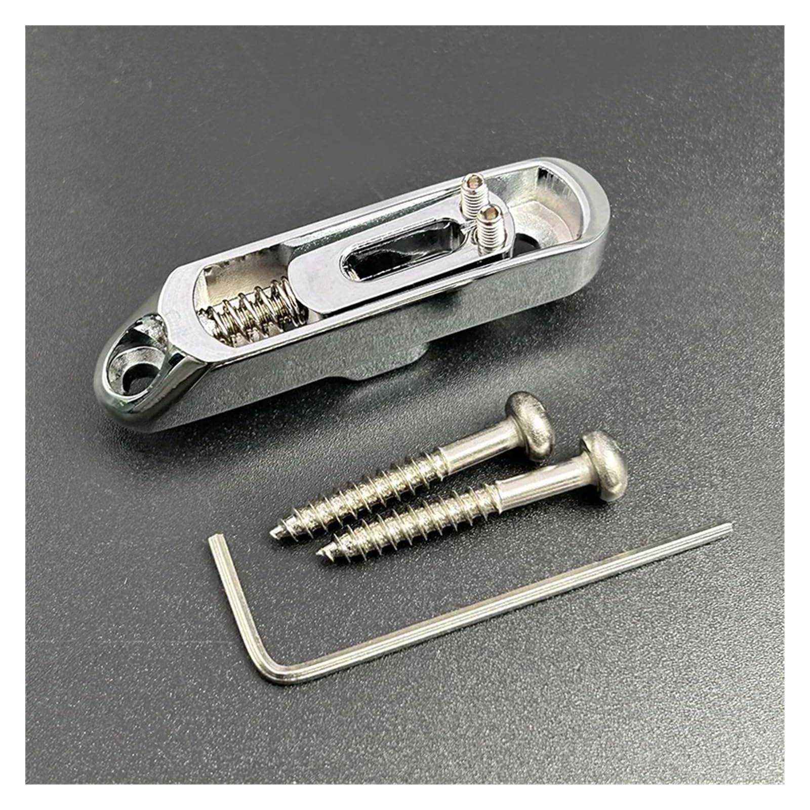 4/5/6/7/8-strunowy indywidualny mostek gitarowy 10.5x49.5mm pojedynczy ciąg mostka korpus koryta struna dzielona gitara mostek części do gitary (Color : Gold 5pcs)