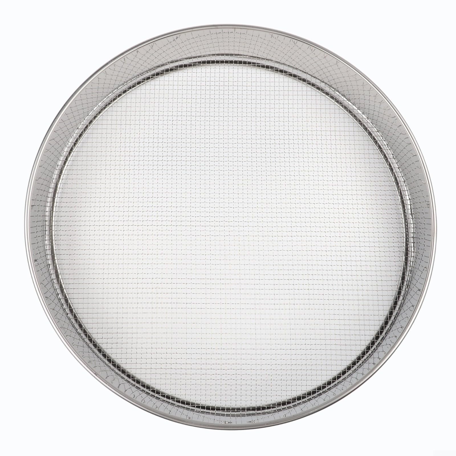 Colador de harina de acero inoxidable, 40 cm, para cocina, colador de