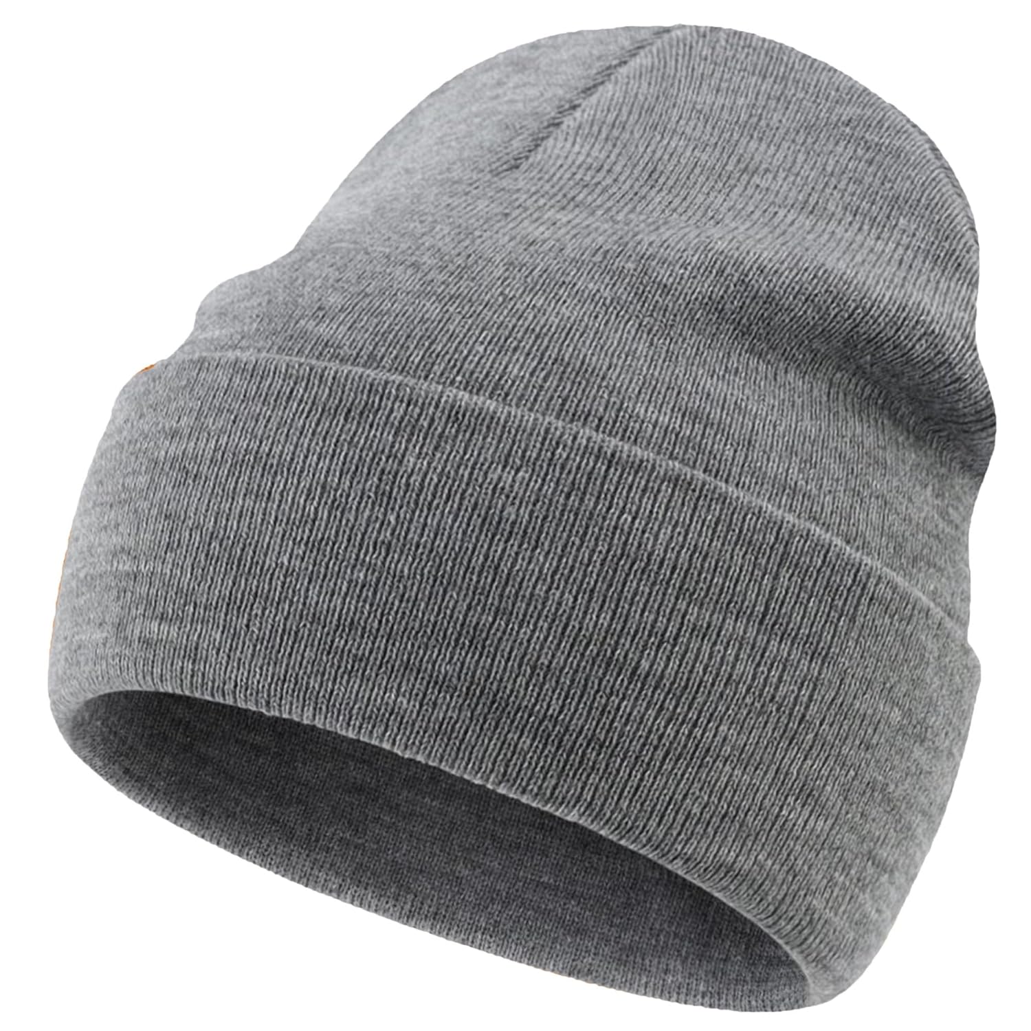 choshion 100 Cotton Beanie Lengthen Cuffed Beanies Knit Winter Hats for Men Women Soft Warm Ski Hat Unisex