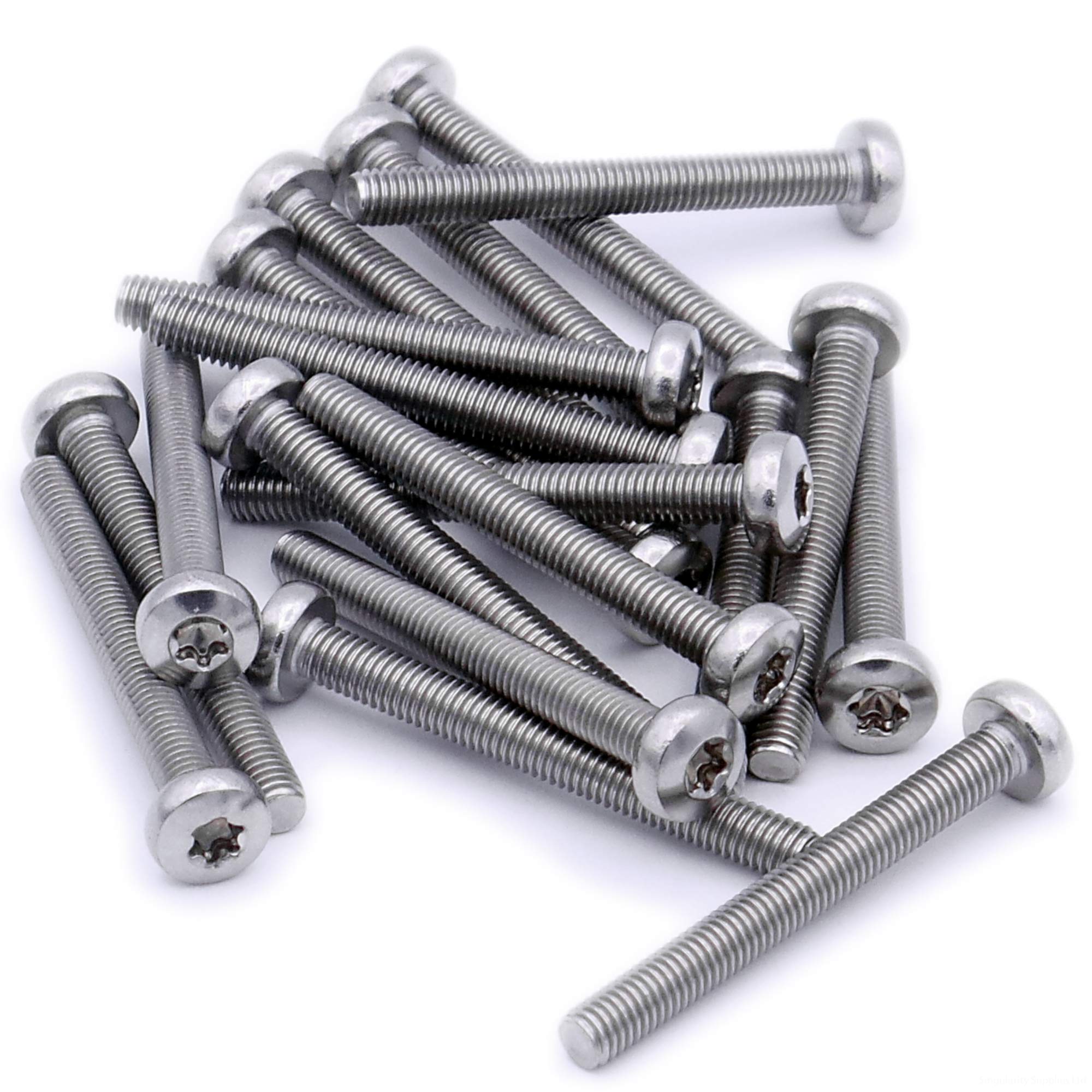 Singularity Supplies M2 (2Mm X 12Mm) Tx Pan Machine Screw (Bolt) - Stainless Steel (A2) (Pack Of 20)