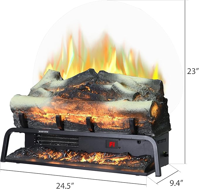 Chimenea Eléctrica Freestanding 24.5" WiFi con Control Remoto y App miniatura 3