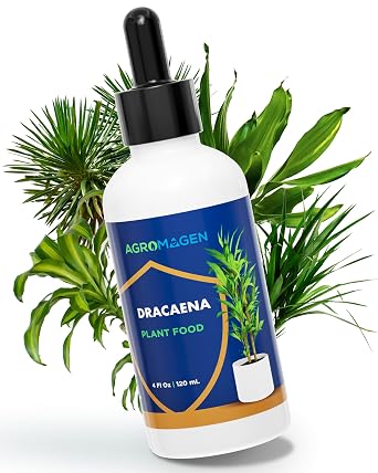 AgroMagen Plant Food with Essential Nutrients & Chelated Micronutrients, Liquid Fertilizer 4 fl.oz. Dracaena