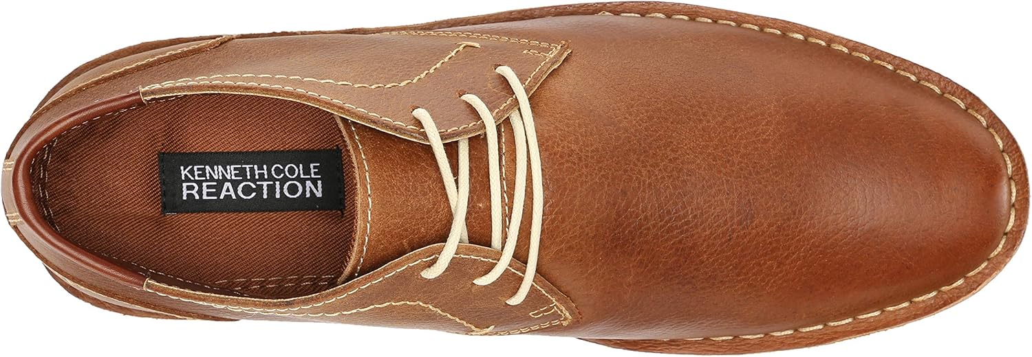 Kenneth Cole Men's Desert Sun Chukka Boot, Brown Pebbled, 7.5