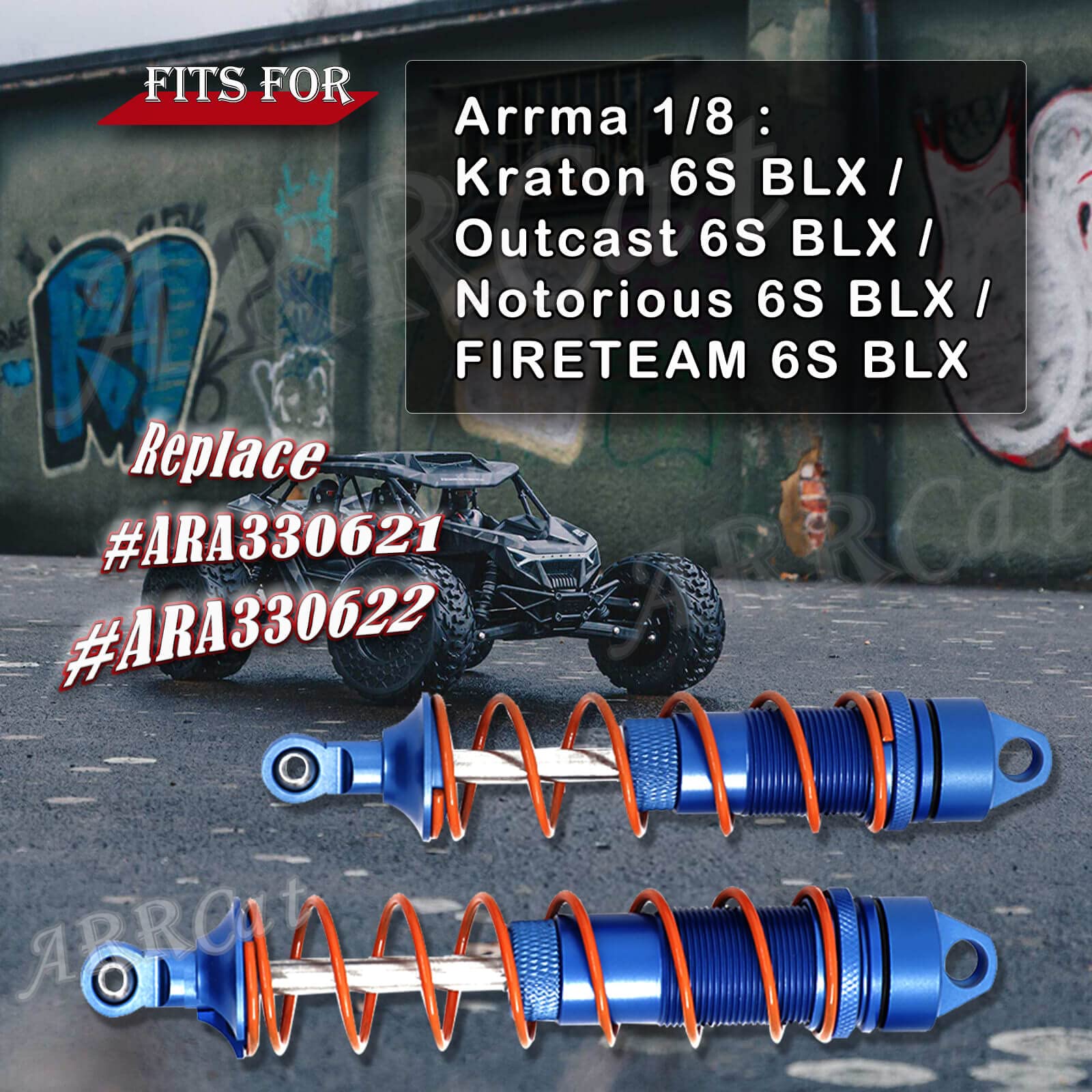 Polaris Sportsman ATV Rear Shock Absorber Pair - Direct Replacement For ...