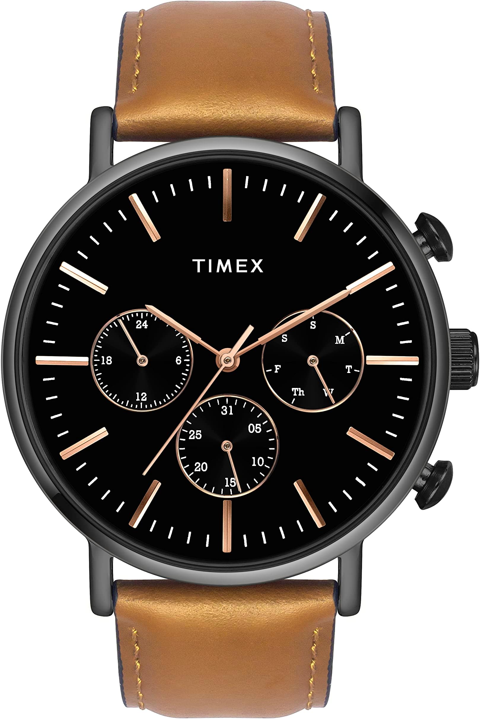 Analog Watch for Men with Round Dial & Water Resistant Man's Wrist Watches