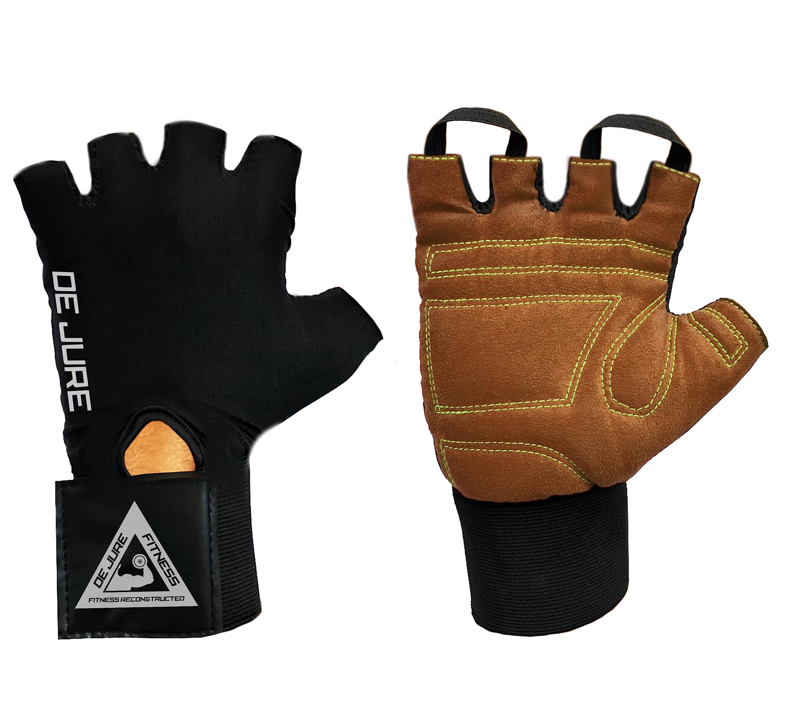 DE JURE FITNESS Gym Gloves - Versatile Wrist Support for Weightlifting, Crossfit, Pull Ups, Comfortable & Durable Protection for Your Hands (Small, Brown Black) (B09RGYP8QW) Amazon Price History, Amazon Price Tracker