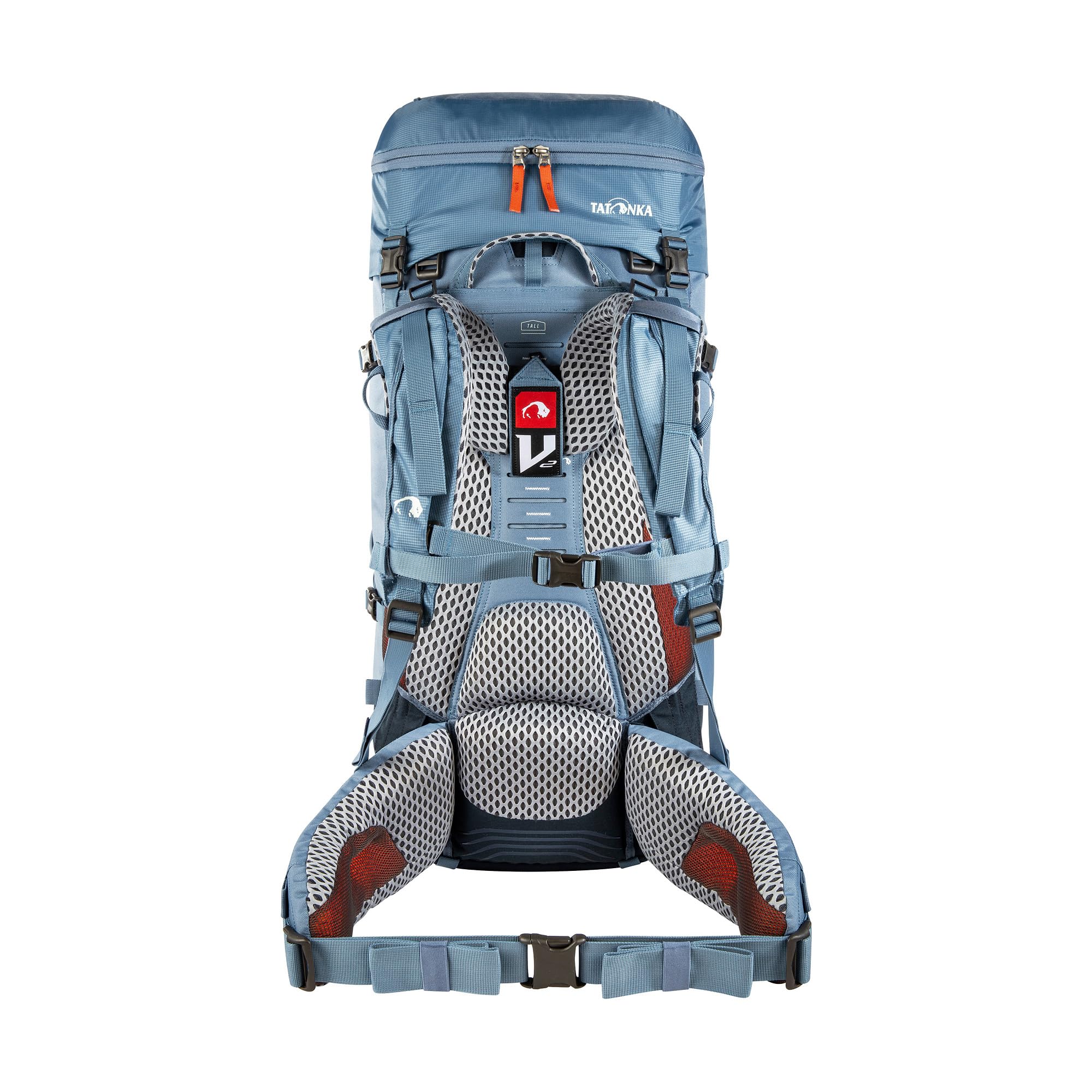 Tatonka Yukon 50+10 Women - Trekkingrucksack für Frauen - Mit Frontzugriff, verstellbarem Rückensystem, extra Bodenfach, Regenhülle und 60 Liter Volumen