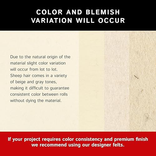 Miniatura 6 de Fieltro industrial F-5 por The Foot - 66" de ancho x 3 pies de largo x 18" de grosor