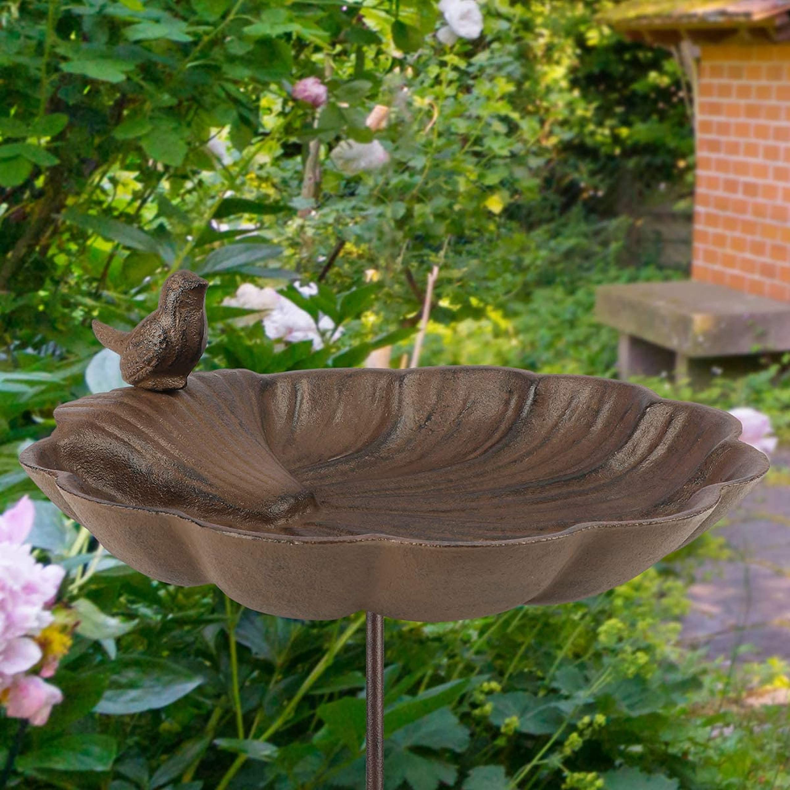 Wildlife Friend Abreuvoir Oiseaux Extérieur Sur Pied - Résistant Gel Et Intempéries