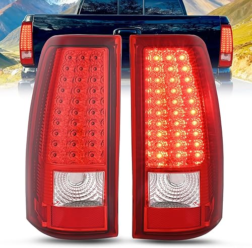 Vista 158 de Nilight Conjunto de luz trasera para Chevy Silverado 1500 1500HD 2500 2500 2500HD 3500 2007 Chevrolet Classic OE estilo pasajero lámpara trasera