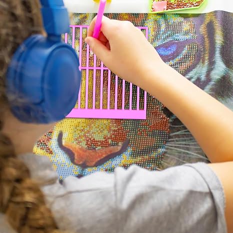 9Pcs Diamonds Painting Rulers 9 Colors Diamond Art Ruler, Reusable Art Alignment Tool for Diamond Painting Guide for Diamonds Painting Enthusiasts
