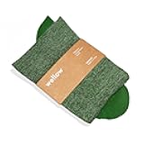 Wellow Knee High Compression Socks for Men & Women | 18-25 mmHg Made with Viscose from Bamboo | Nurses & Pregnancy Support | Relieves Swelling | Regular, M, Fraser Twist