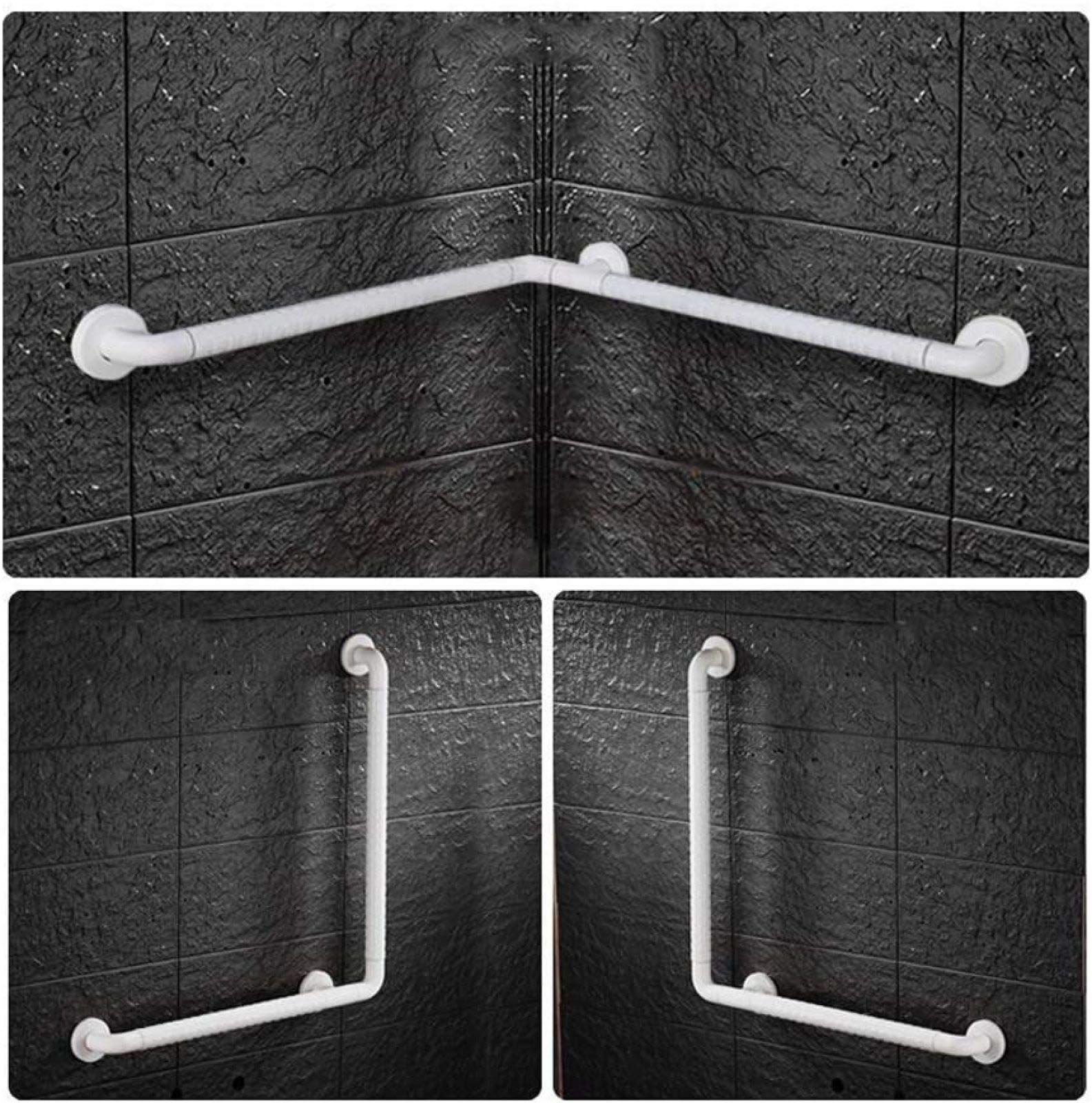 Maniglione Vasca Maniglie Antiscivolo, Acciaio Inossidabile Maniglia di Sicurezza Forma A L. Maniglias Doccia Maniglia WC Barre di Sostegno da Bagno per Infortuni agli Anziani,Yellow-60x70cm