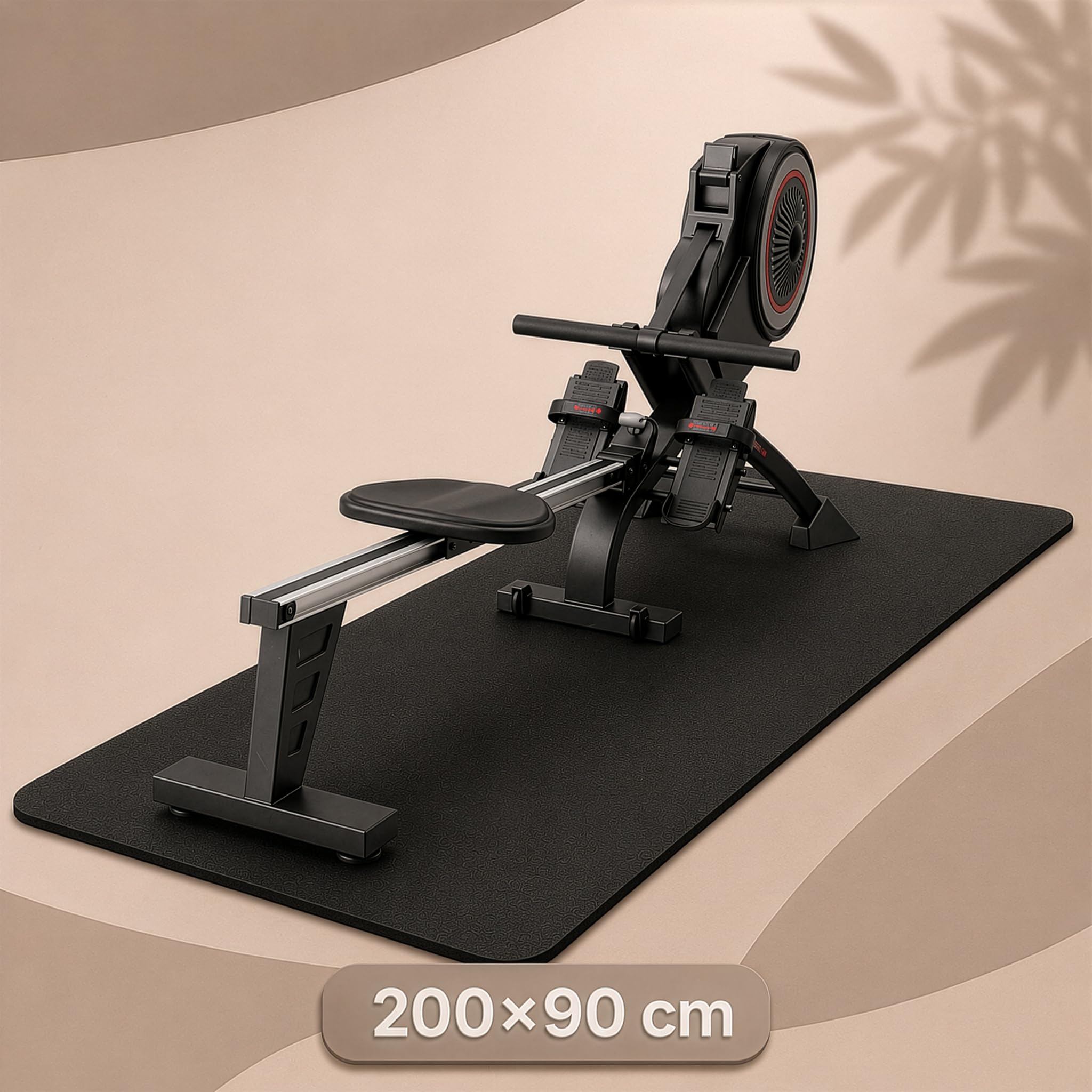 Floordirekt Sparta - Esterilla antideslizante para fitness y cinta de correr, bicicleta elíptica y equipo de fitness, absorción de impactos