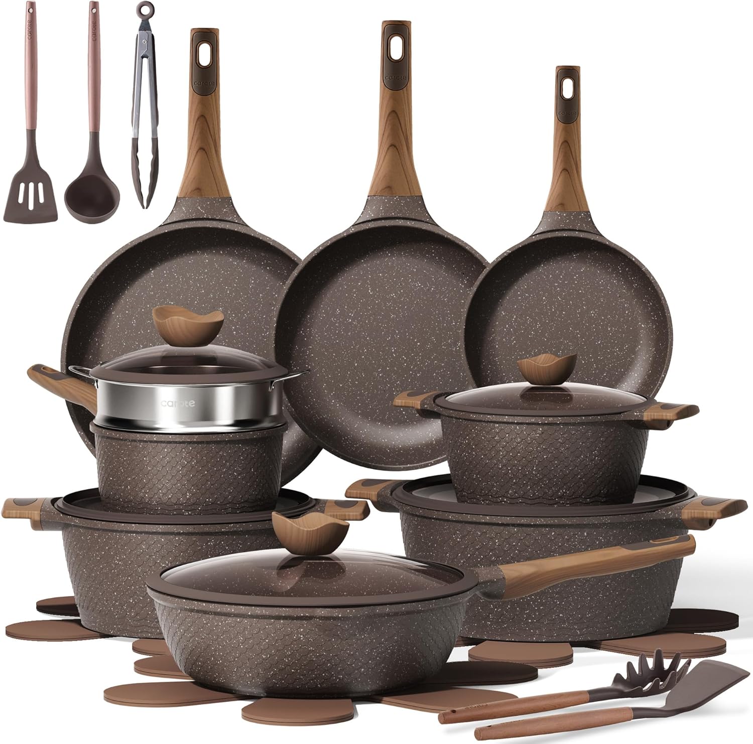 CAROTE 26PCS Pots
