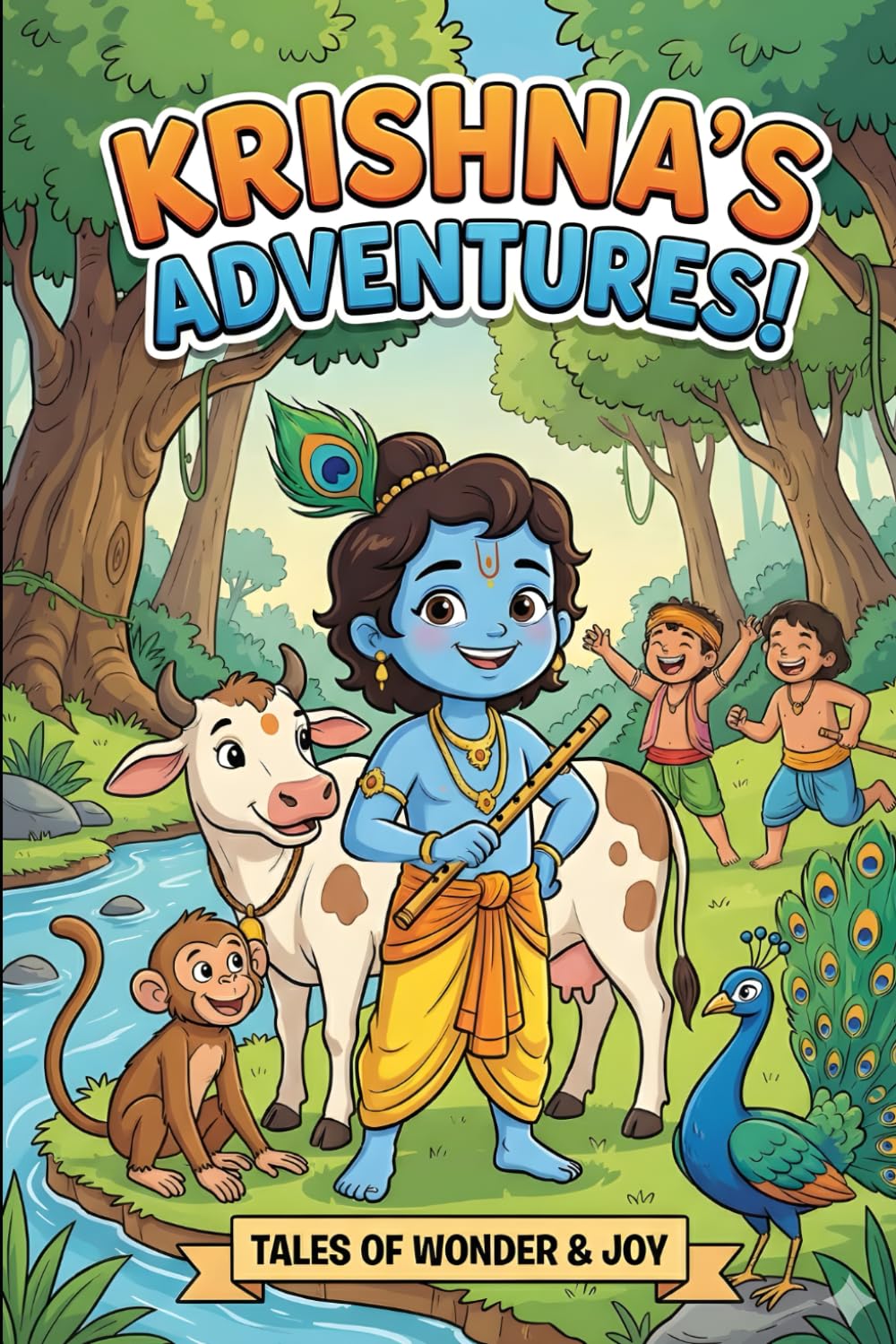 Krishna’s Adventures!: Tales of Wonder & Joy — A Magical Journey of Friendship, Kindness, and Divine Play