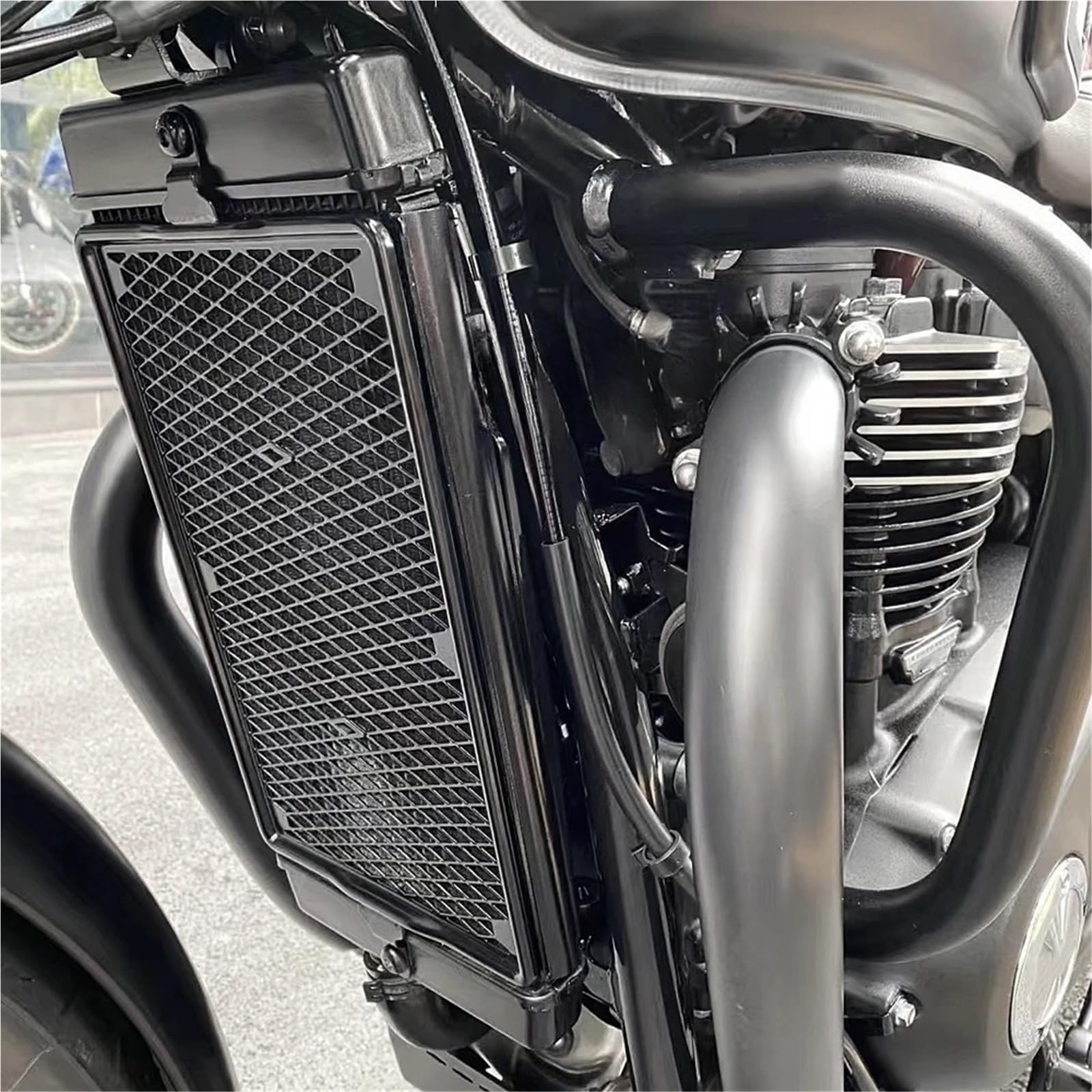 Osłona ochronna osłony chłodnicy Pasuje Do Street Twin Speed ​​Thruxton RS Bonneville T100 T120 Chłodnicy