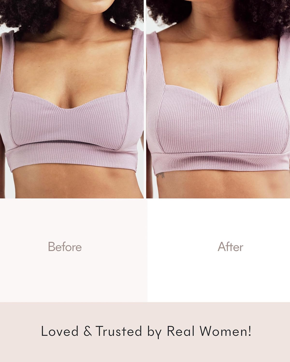 Women's Lightly Padded Luxe Adhesive Bra - Image 6