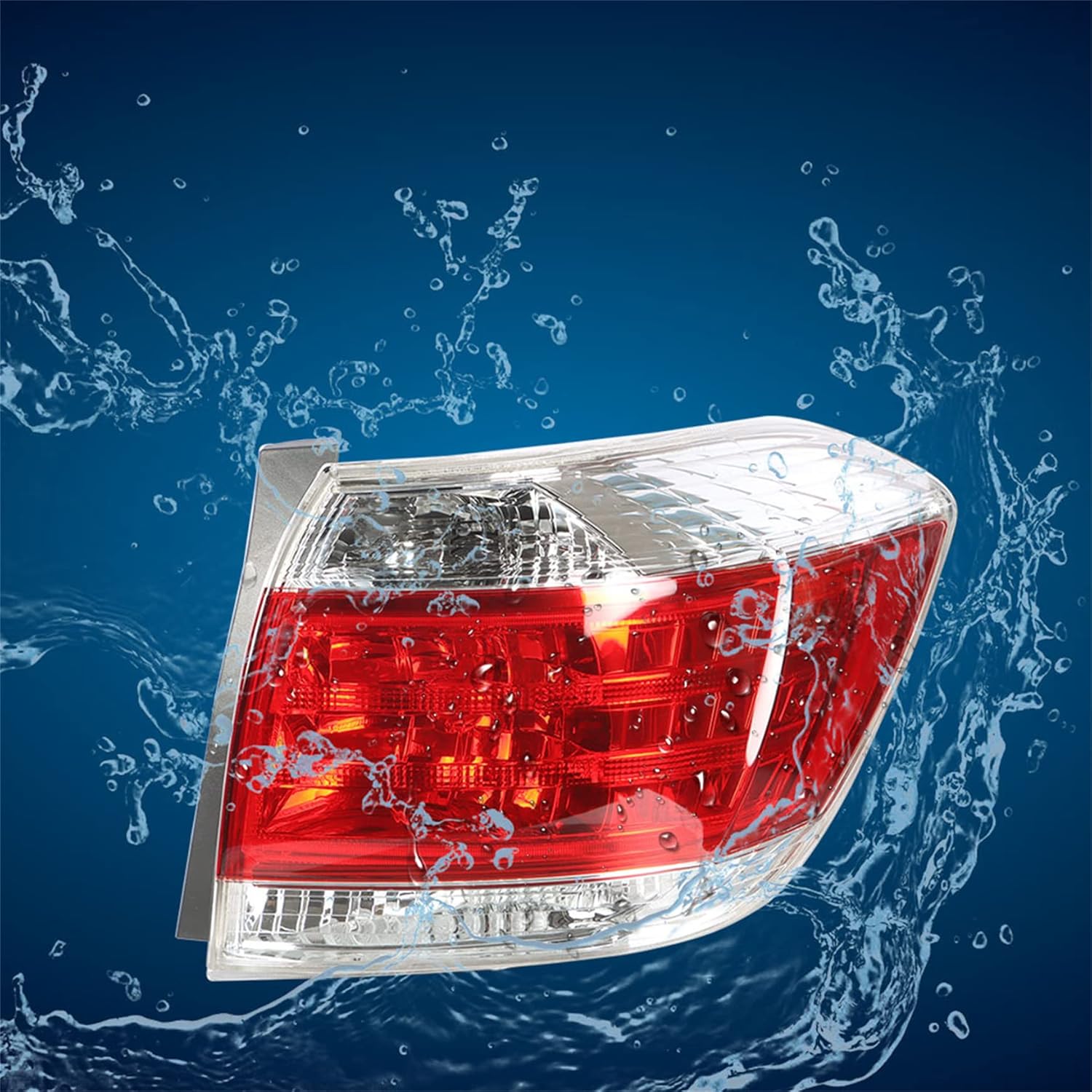 Silscvtt Passenger Side Outer Tail Light Assembly Replacement for Highlander 2011-2013 Right Tail Lamp 815500E070 TO2801185 - Image 6