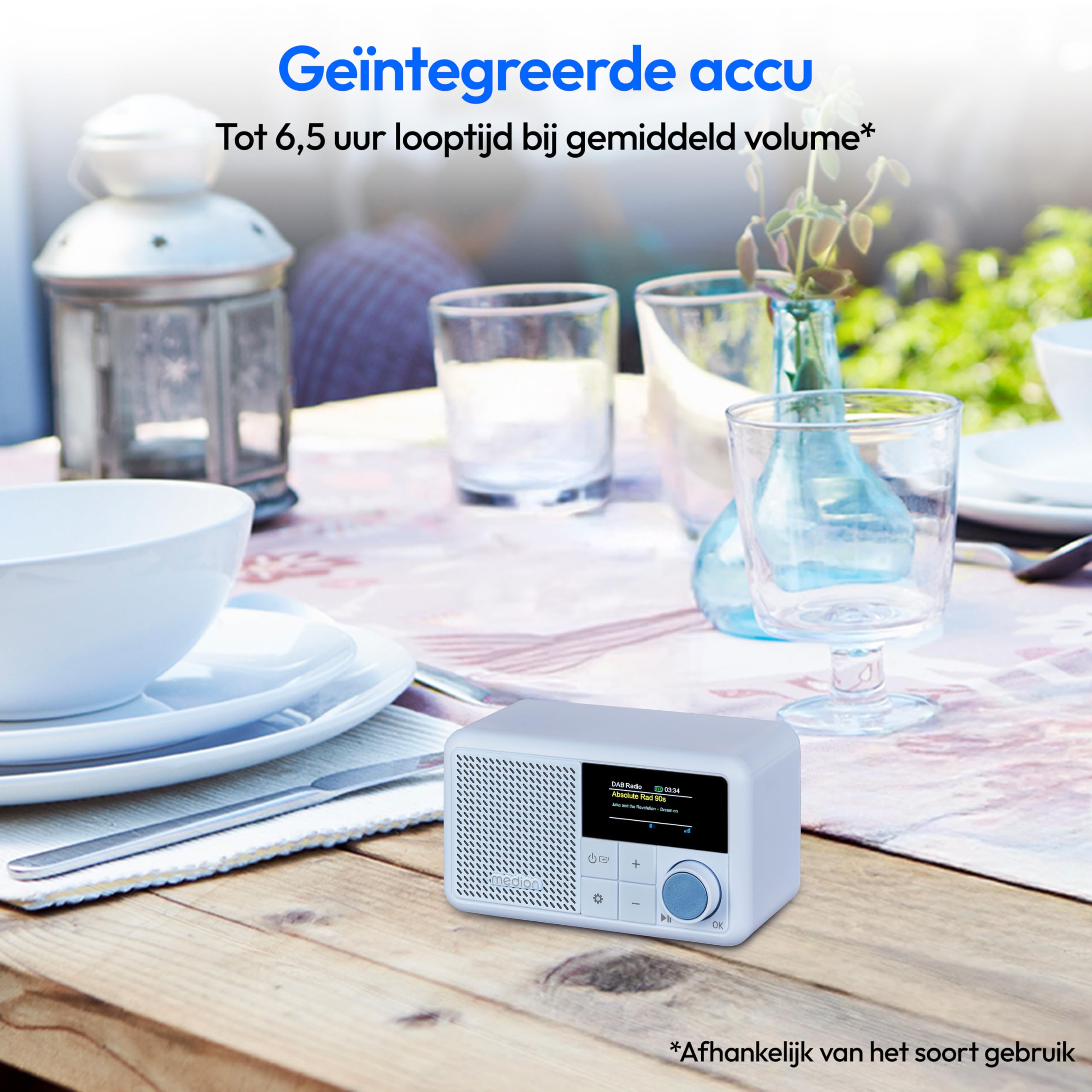 MEDION 2.1 internetradio met subwoofer (DAB , FM-radio, Spotify Connect, WLAN, Bluetooth, streaming, equalizer, kleurendisplay, USB, AUX, wekker, sluimerfunctie, slaaptimer MEDION 2.1 internetradio met subwoofer (DAB , FM-radio, Spotify Connect, WLAN, Bluetooth, streaming, equalizer, kleurendisplay, USB, AUX, wekker, sluimerfunctie, slaaptimer