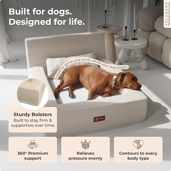 Cama Ortopédica para Perro Grande con Espuma Viscoelástica y Lavable miniatura 3