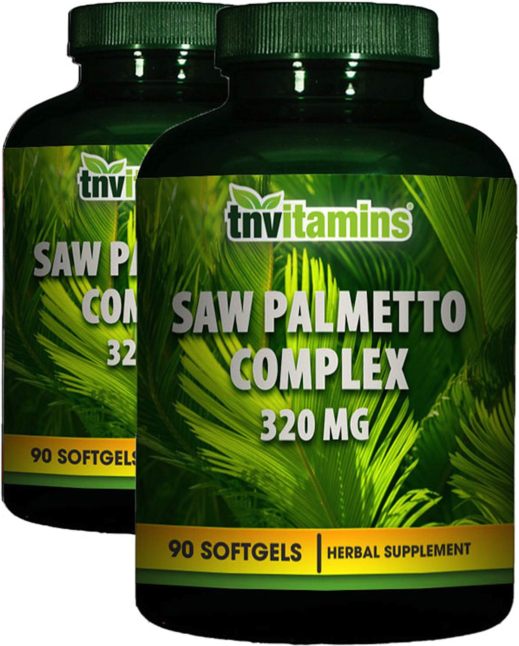 Saw Palmetto Complex with Pygeum by TNVitamins - 180 Softgels (2x90)