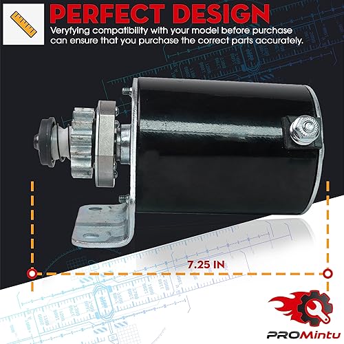 Miniatura 8 de Motor de arranque de 14 dientes reemplaza para Briggs Stratton intek IC OHV 17 17.5 18 18.5 19 19.5 20 HP motor 31P677 31P707 31P777 31P877 40H777