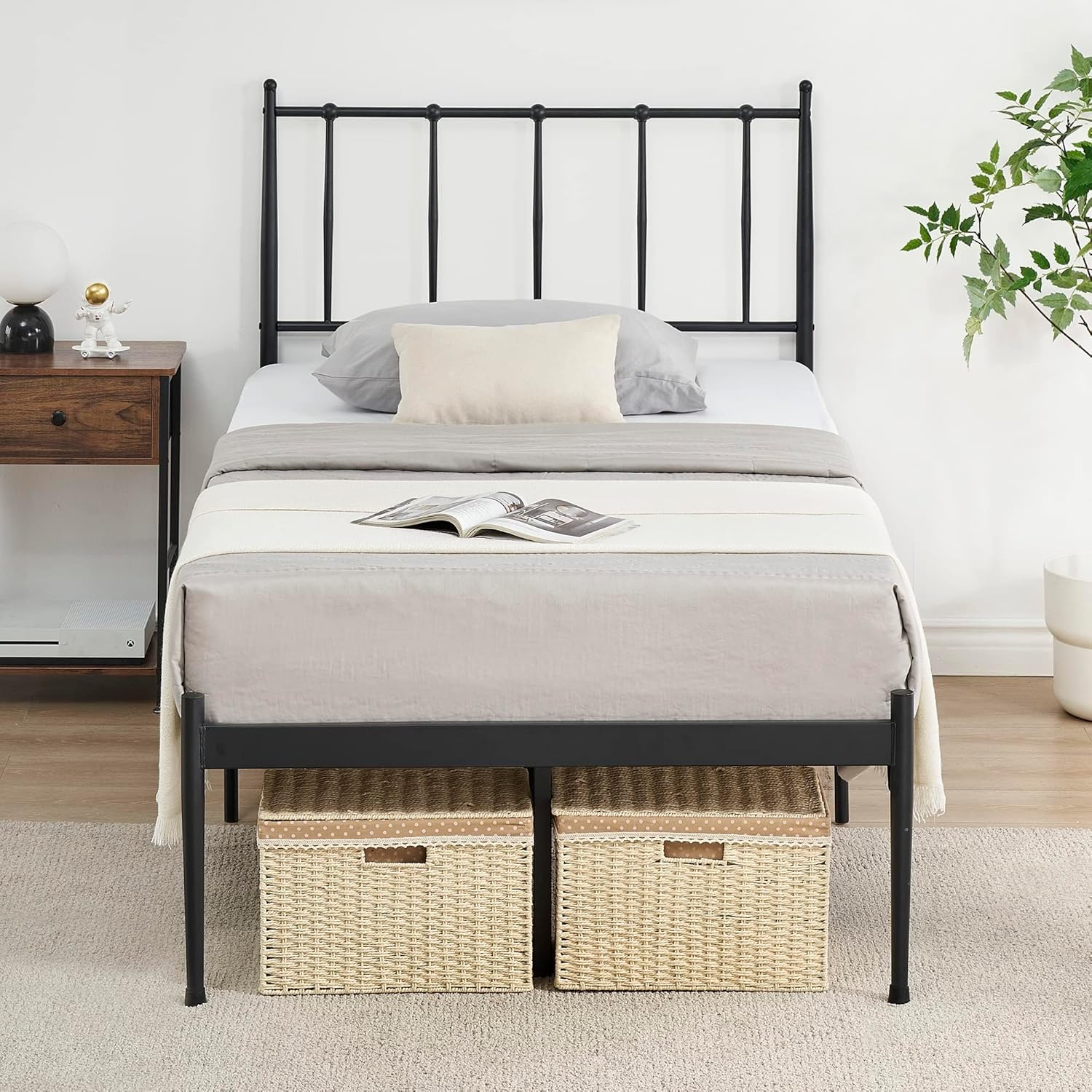 IDEALHOUSE 2024 New Bed Frames 13" Metal Platform Bed