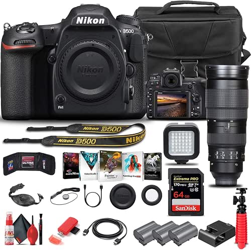 Nikon D500 DSLR Camera (Body Only) (1559) + Nikon 200-500mm