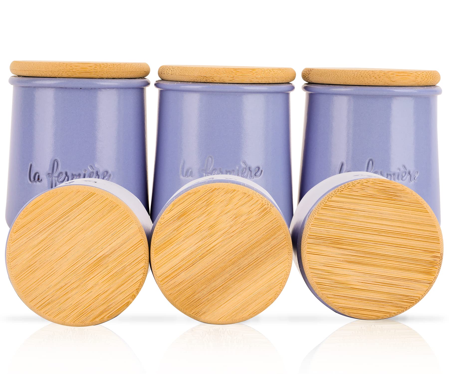 Buy 6 Pcs La Fermiere Yogurt Jar Lids, Bamboo Jar Lids for La Fermière