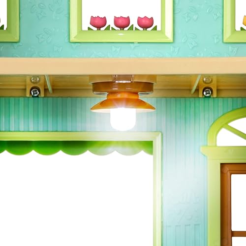 Miniatura 4 de Li'l Woodzeez Honeysuckle Square Market & Shopping Playset con 24 piezas, figuras de animales en miniatura y accesorios para juegos imaginativos,