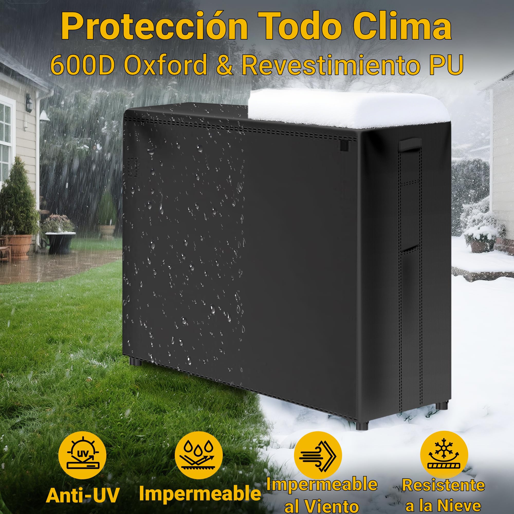 Amagabeli 121cmx105cmx30,48cm Estante de leña de Largo Estante de Registro de Chimenea Soporte de leña para leña al Aire Libre Tarea Pesada Bastidor de leña Titular de leña Apilador de Madera