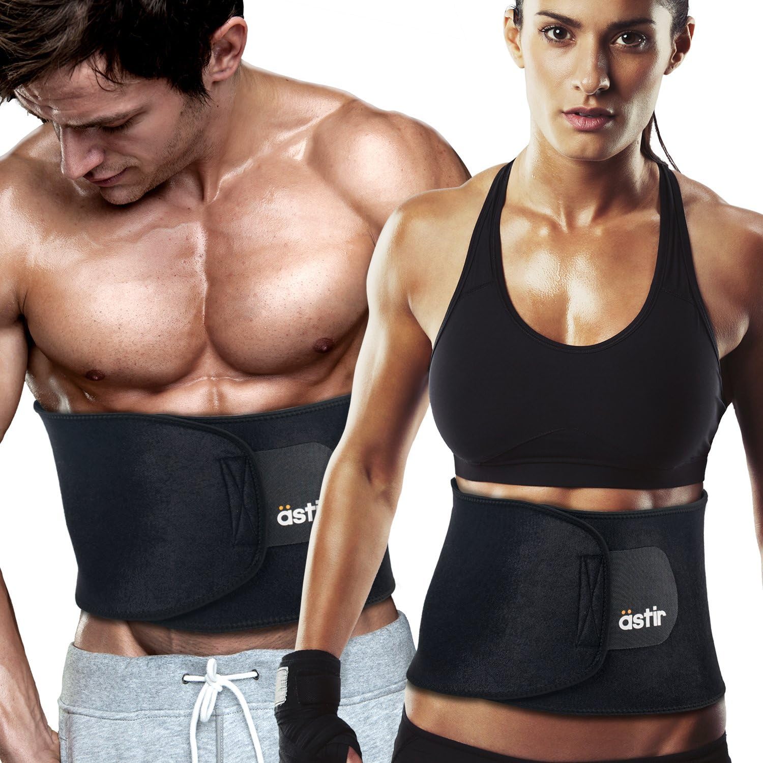 Waist Trimmer Ab Belt For Women & Men•Extra Long (44”), Extra Wide (9”), & Extra Flexible Sweat Belt with Maximum Abdominal Coverage•Non-Slip Surface for Max Waist Slimming•Lifetime Guarantee