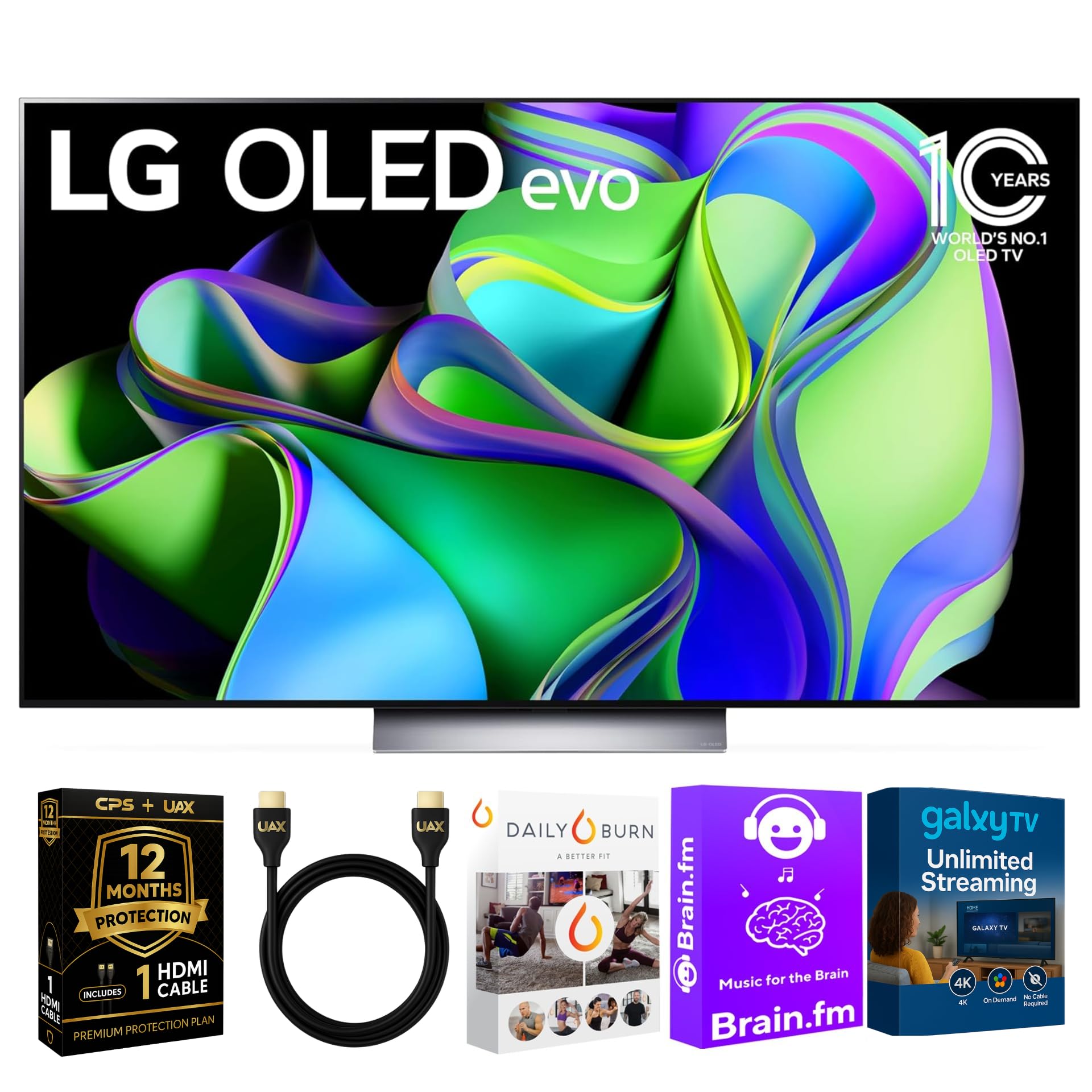 Amazon.com: LG 55-Inch OLED C3 HDR 4K Smart OLED TV Bundle - 120