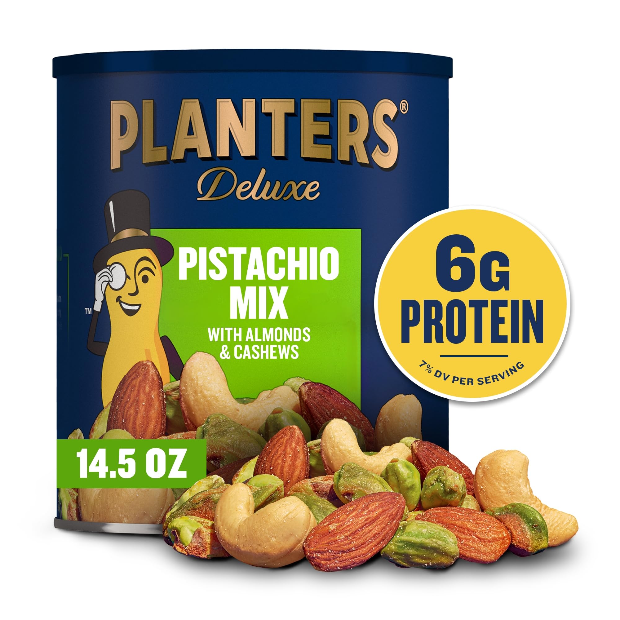 Amazon.com : PLANTERS Deluxe Pistachio Mix, Plant Based Protein